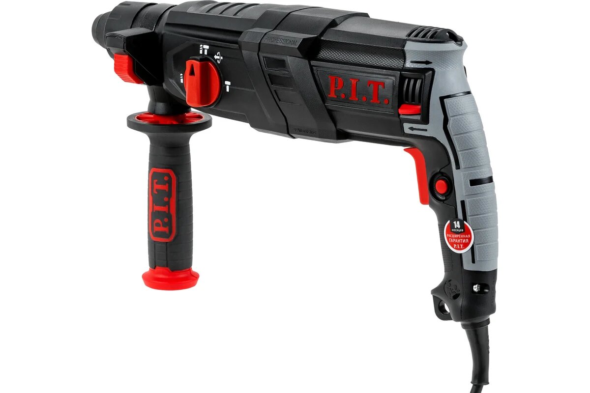 Перфоратор P.I.T. PBH28-C4, 1000 Вт, 3 Дж, SDS-Plus, 3 режима, до 28 мм — фото 1