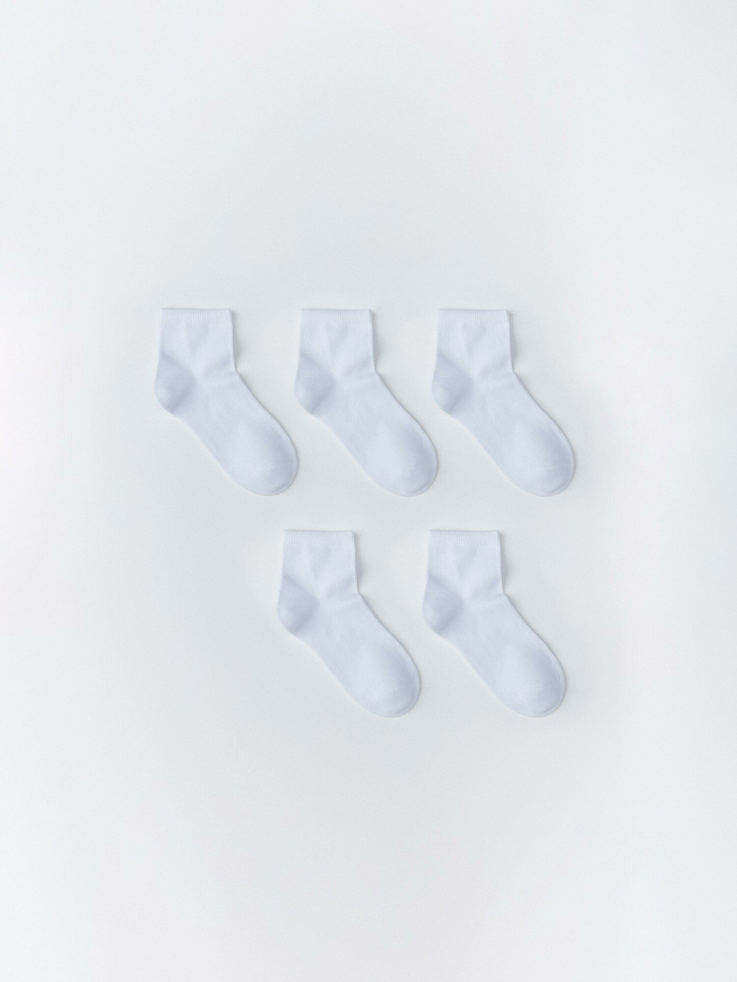 Носки Sela 5 пар размер 14-16 белый