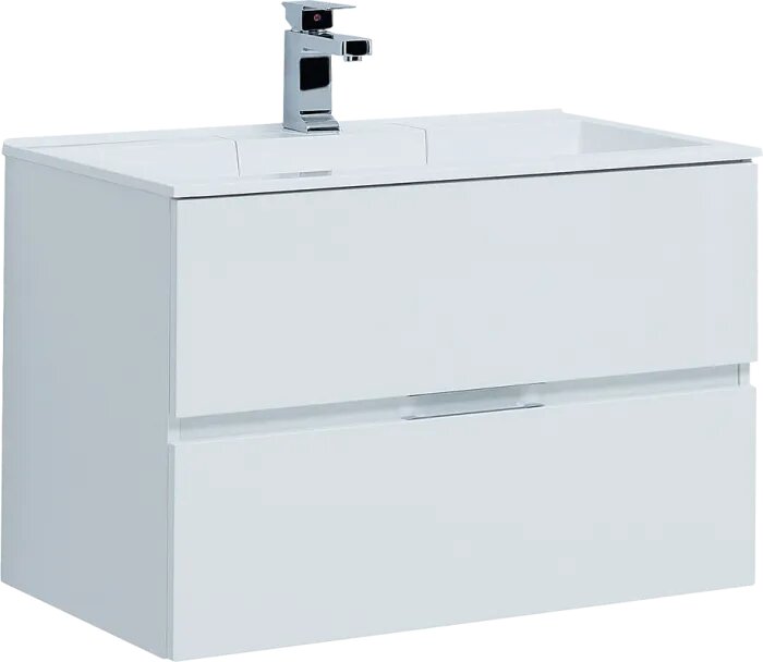 Тумба под раковину Aquanet Алвита 80 белая