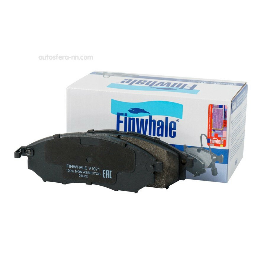 FINWHALE V1071 колодки передние