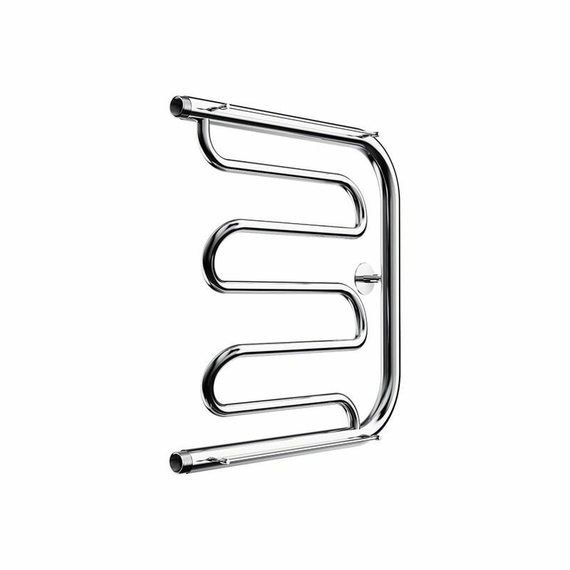 Полотенцесушитель водяной 50х50 см (подключение 1' дюйм с полкой)