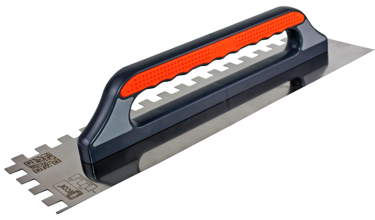 Гладилка 480х130 мм, зуб 10х10 мм DECOR 690-010