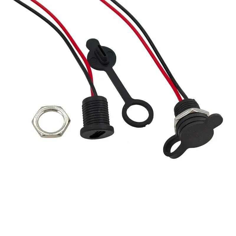 2 контактный разъем Type-C, с гайкой и защелкой