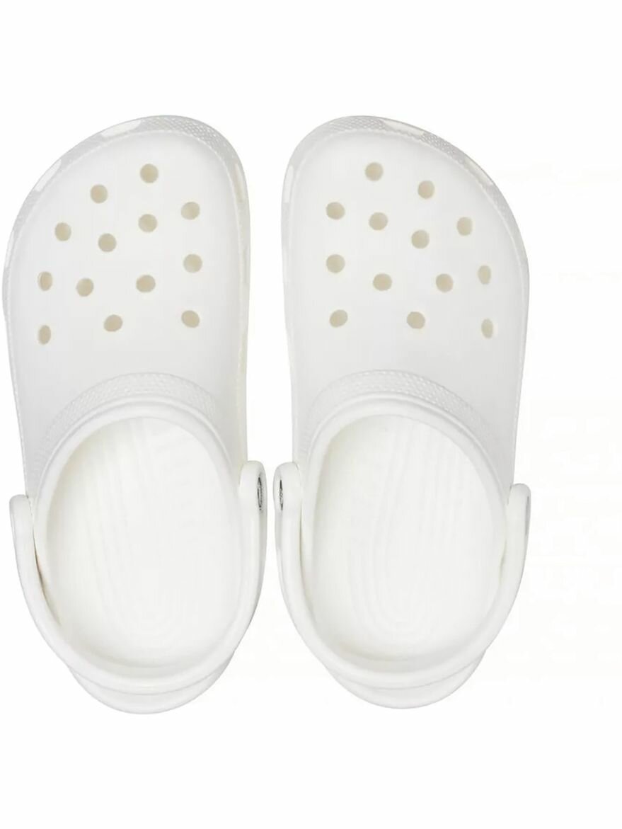 Сабо Crocs Classic, размер M8W10 US, белый — фото 1