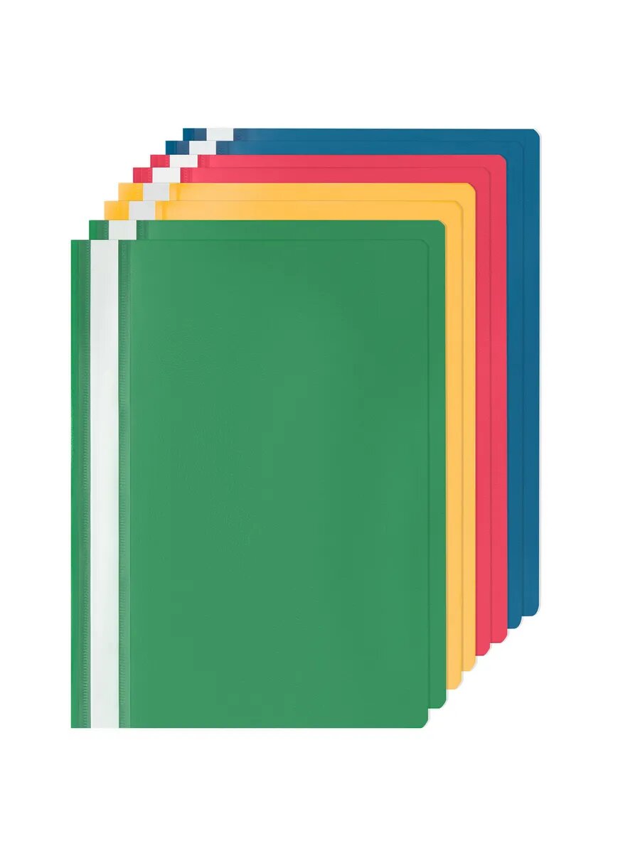 Папка-скоросшиватель А4 комплект 8 шт.