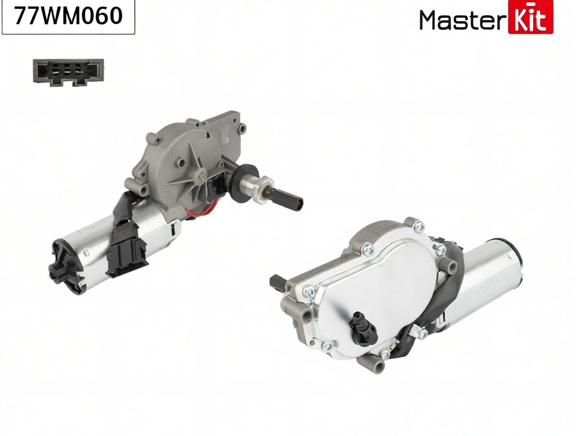 Мотор стеклоочистителя зад. SEAT CORDOBA (6K1, 6K2)/VW POLO (6N1, 6V5) 1993 - 2002 77WM060 MasterKit