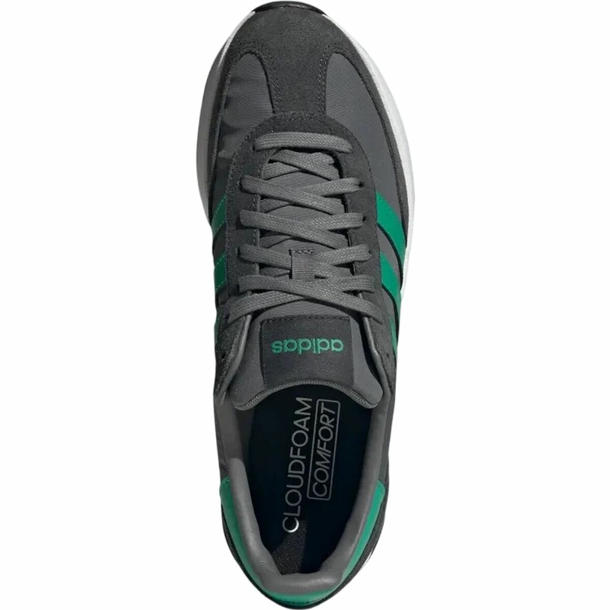 Кроссовки adidas Run 70s 2.0, полнота F (EU)/ на среднюю стопу, размер 9 UK, серый — фото 1