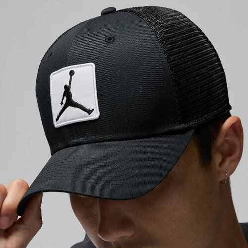 фото Бейсболка jordan rise structured hat для мужчин и женщин, размер s/m (54-57 см), черный