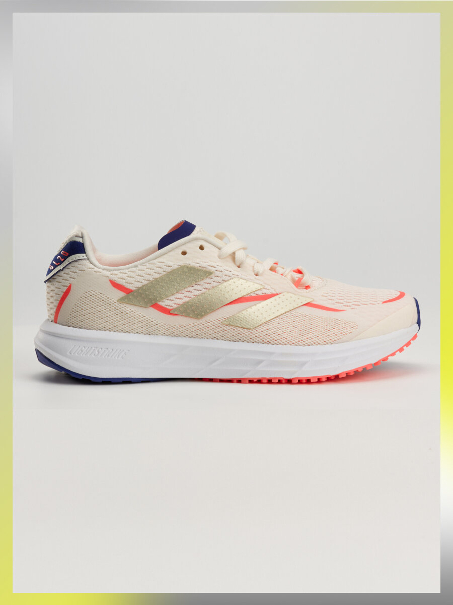 Кроссовки adidas, размер 41,5 RU, бежевый