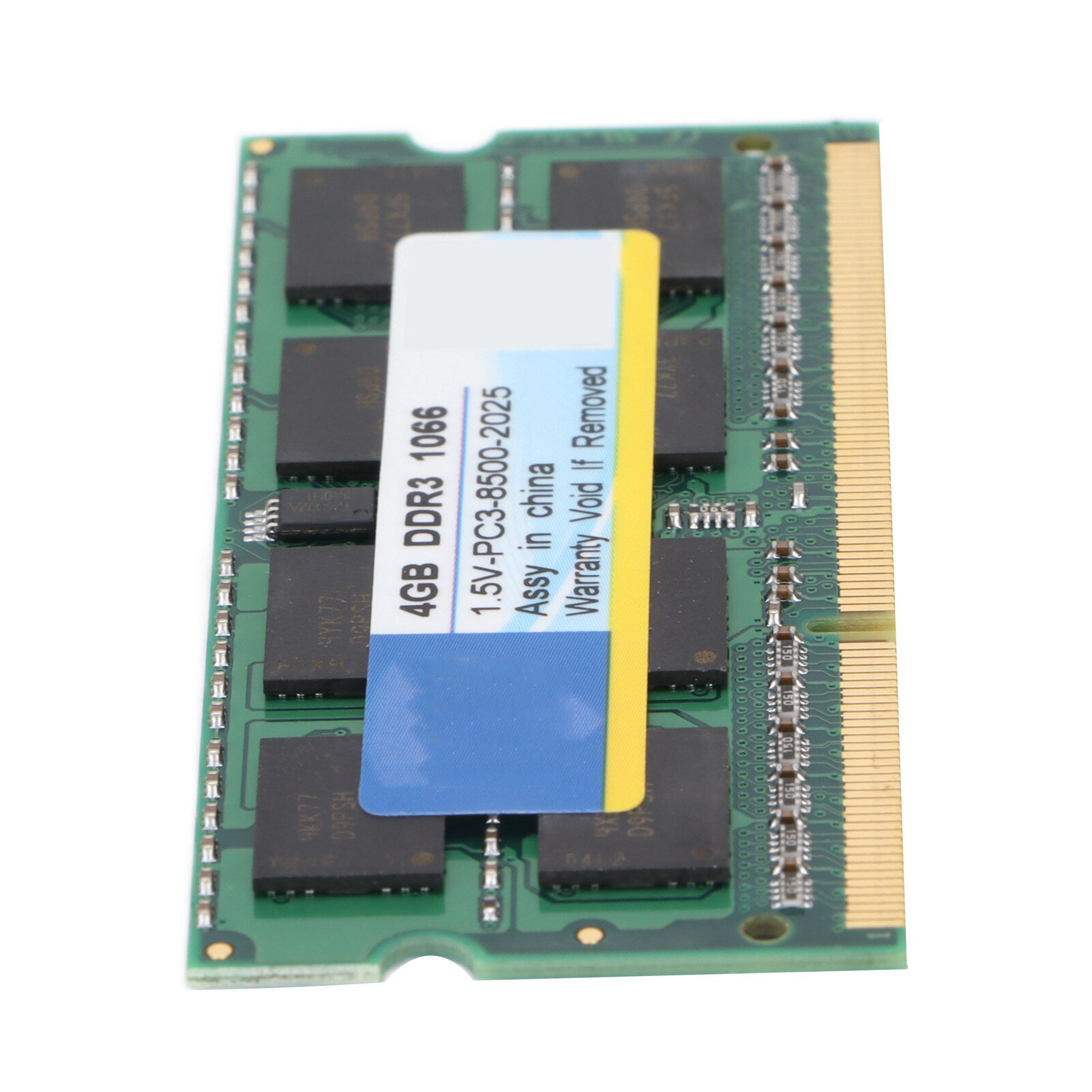 Оперативная память DDR3 4GB 1066MHz PC3-8500 для ноутбуков и ПК, 204PIN, 1.5V, совместимость с большинством моделей