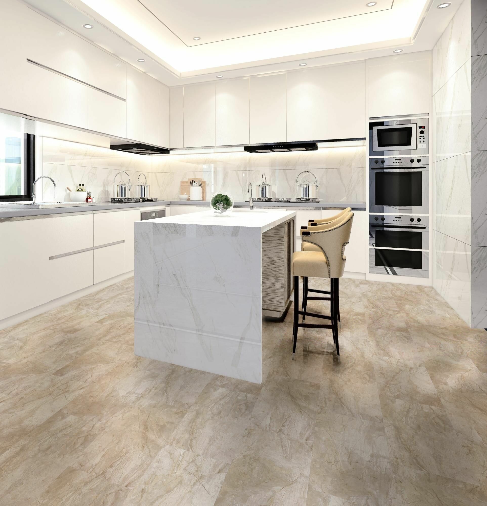 Виниловая плитка SPC Royal Home Крема Дарк RF1120 (в уп. 10 шт./1.8 м2)