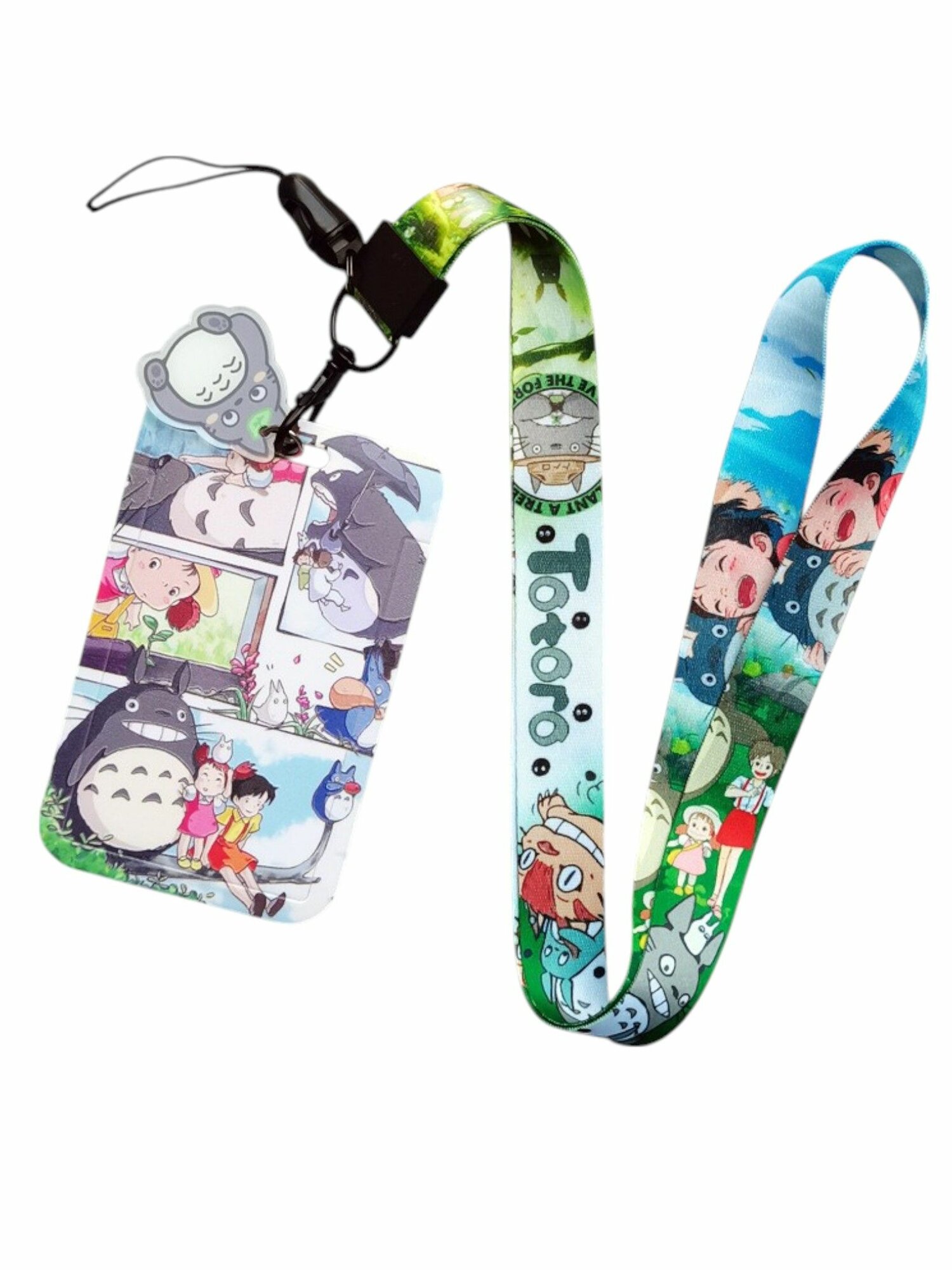 Чехол для пропуска на шею, Бейджик для пропуска Мой Сосед Тоторо (Totoro)