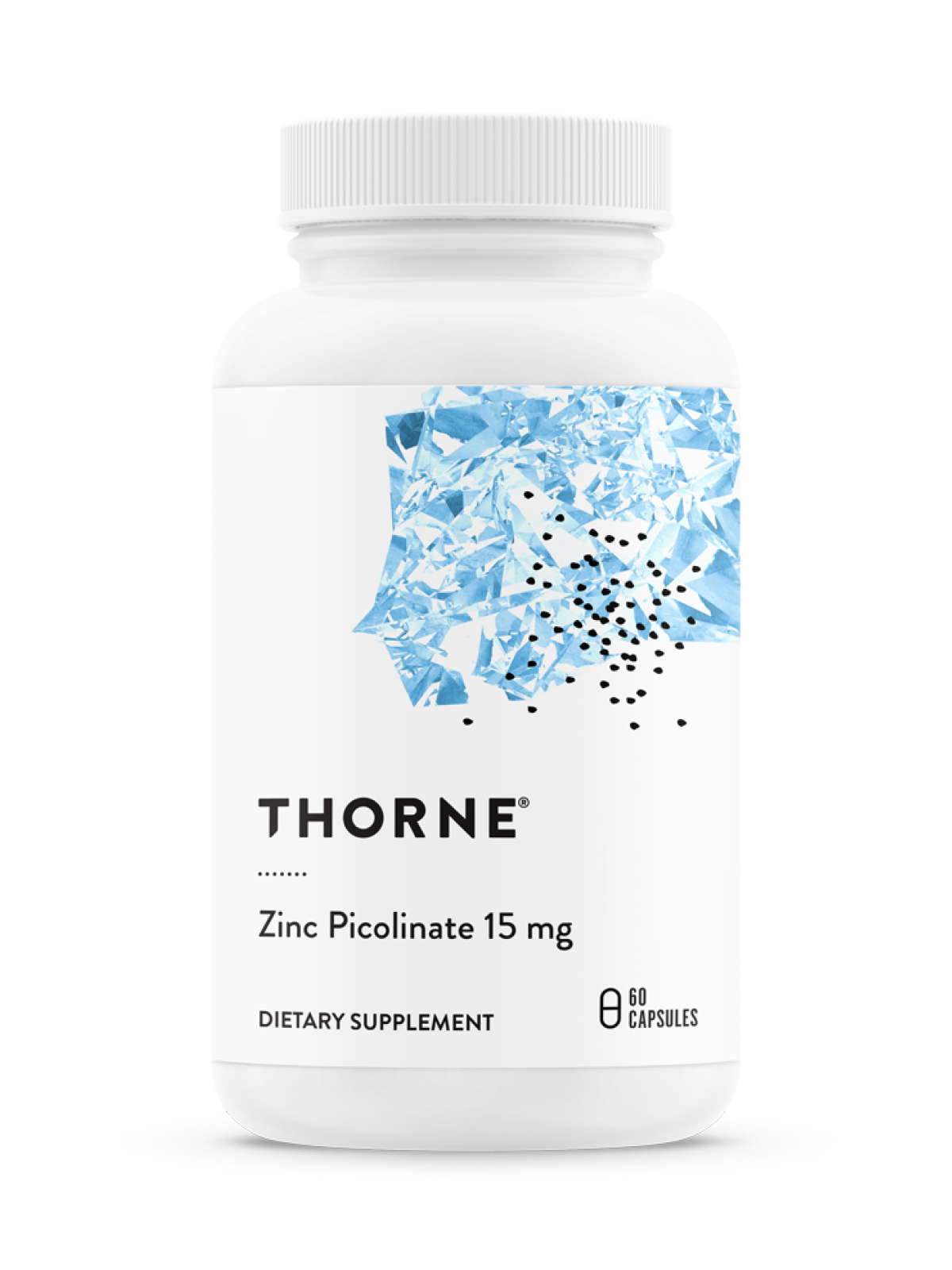 Пиколинат Цинка 15 мг, Zinc Picolinate 15mg, Thorne Research, 60 капсул