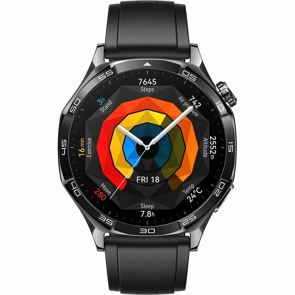 Обзор: Умные-часы HUAWEI Watch GT 5 46mm Black (VLI-B19). AMOLED, черные