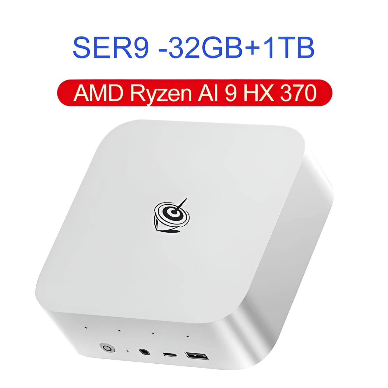 Мини-ПК Beelink SER9 Pro AMD Ryzen AI 9 HX 370, 32 Гб LPDDR5X, 1 ТБ SSD, Windows 11 Pro