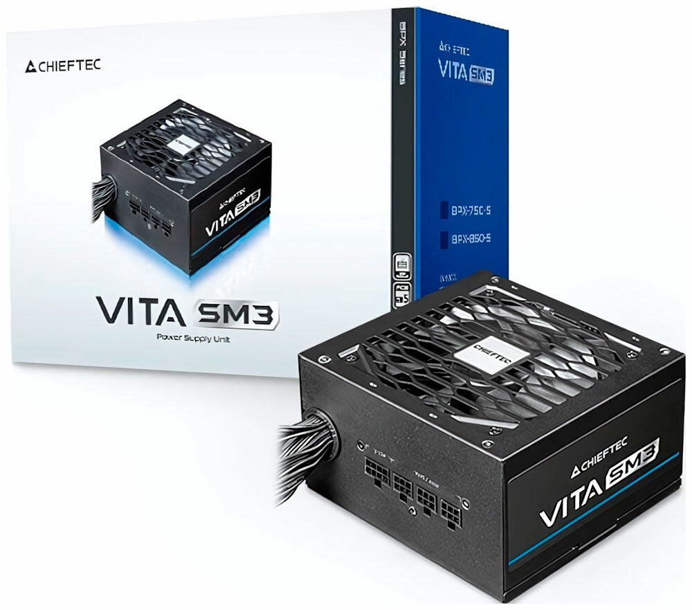 Блок питания Chieftec Vita SM3 ATX 750W BRONZE (BPX-750-C)