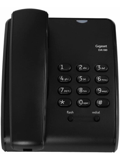 Телефон Gigaset DA180 черный (S30054-S6535-S301)