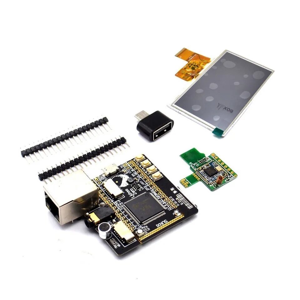 Макетная плата с Micro USB Lichee Pi Zero Allwinner V3S ARM Cortex-A7 Core CPU Linux, 512 Мбит DDR2, встроенные комплекты RGB LCD для самостоятельной сборки, kit