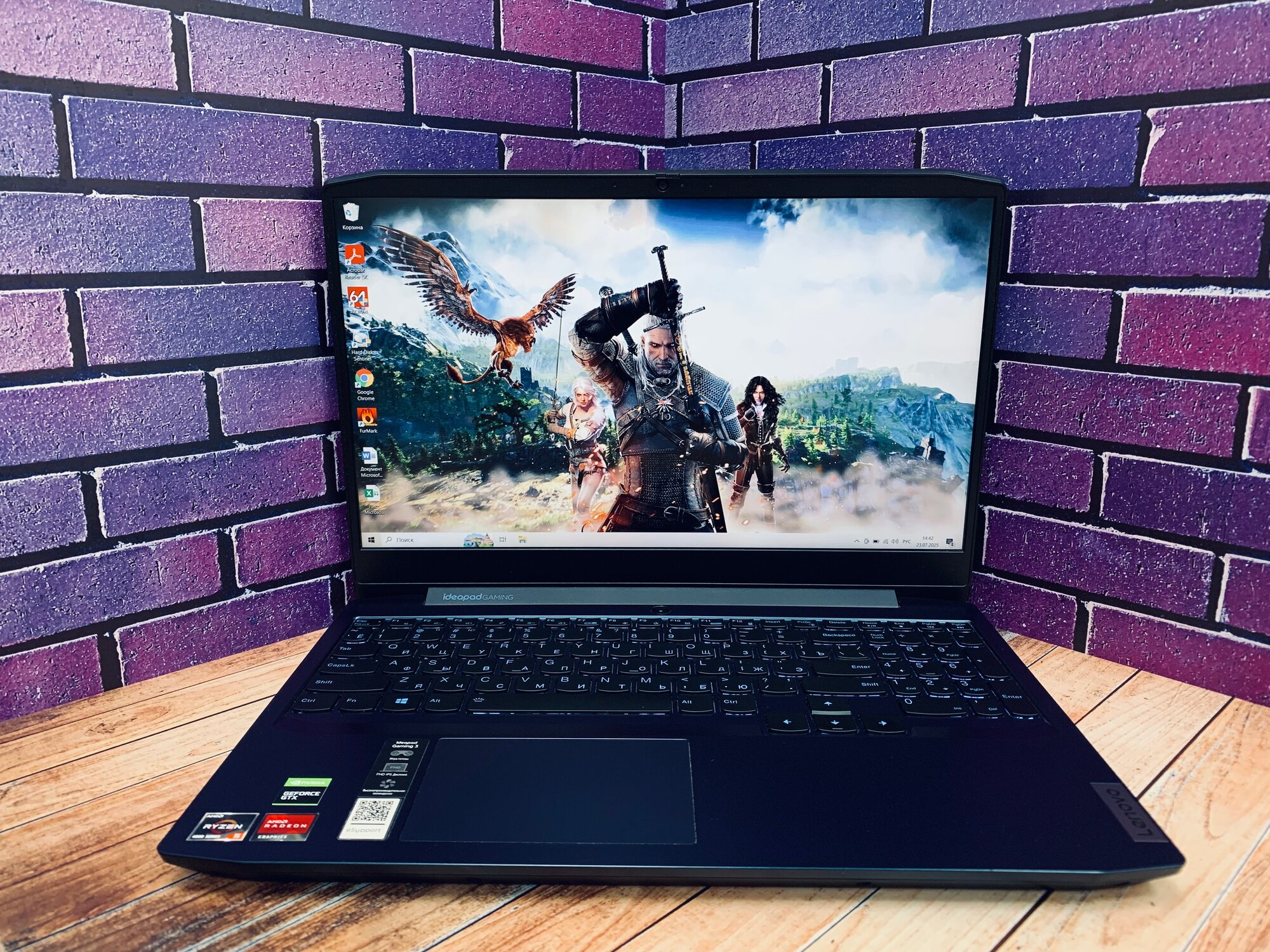 Игровой ноутбук Lenovo Ideapad Gaming 3 15ARH05 15.6"/AMD Ryzen 5 4600H/GeForce GTX 1650 Ti/RAM 16ГБ/SSD 512/Windows 10