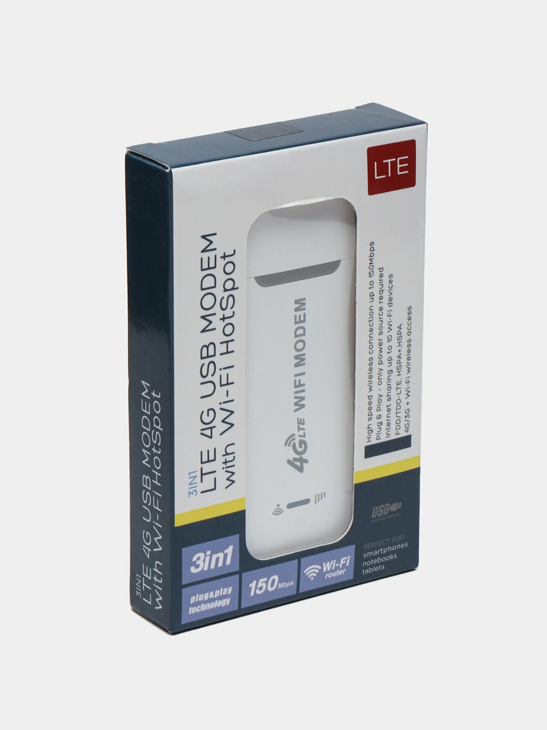 Usb modem 4G LTE поддерживает все современные стандарты связи — фото 1