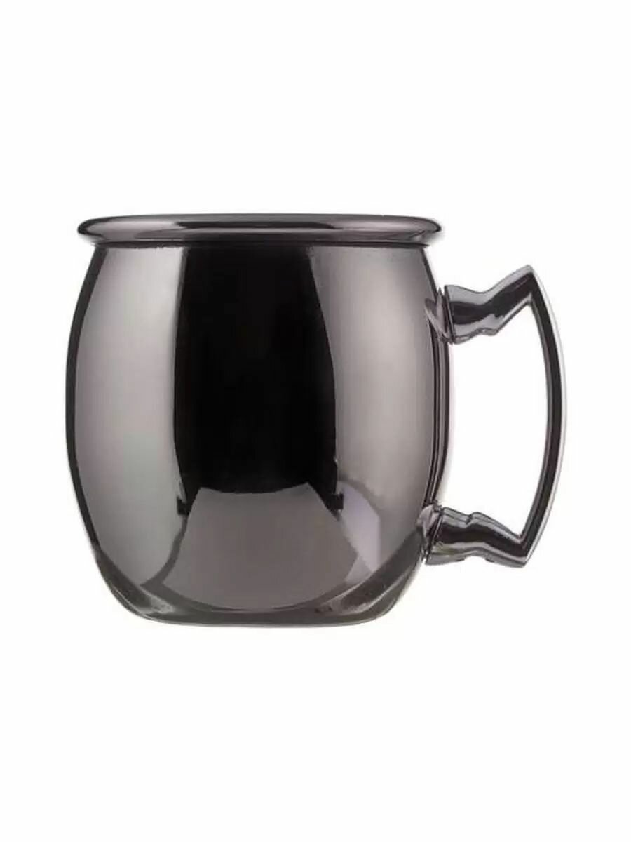 Кружка для коктейлей "Московский мул"; сталь нерж, никель; 0,5л; D85, H100мм