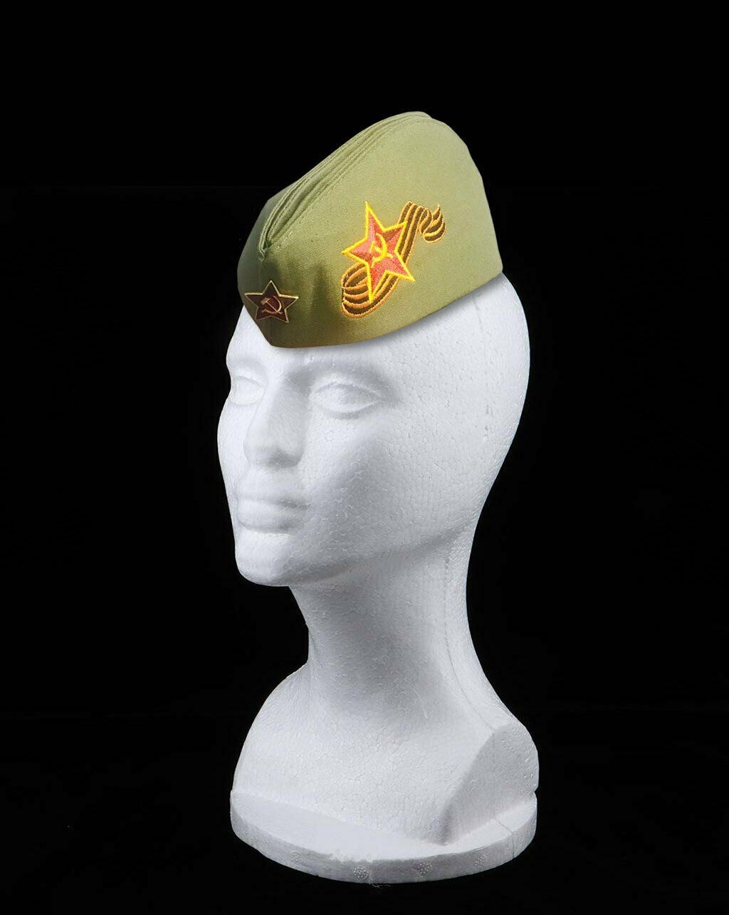 Пилотка солдатская с вышивкой размер 52-54 — фото 1