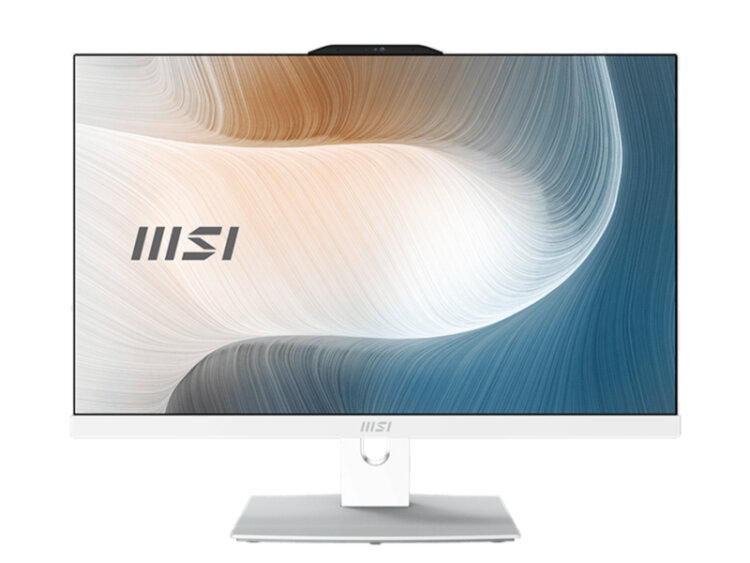 Моноблок Modern AM242P 1M AiO 23,8" FHD (1920x1080)IPS AG Non-touch, Core i5-120U (1.4GHz), 16Gb DDR5(2*8GB), 512GB SSD M.2, Intel UHD, WiFi, BT, camera, WirelessKB&mouse Eng/Rus, No OS,1y, White
