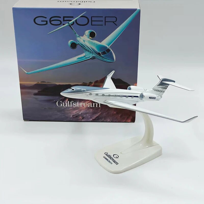 Модель самолета Gulfstream Aerospace G650er из сплава