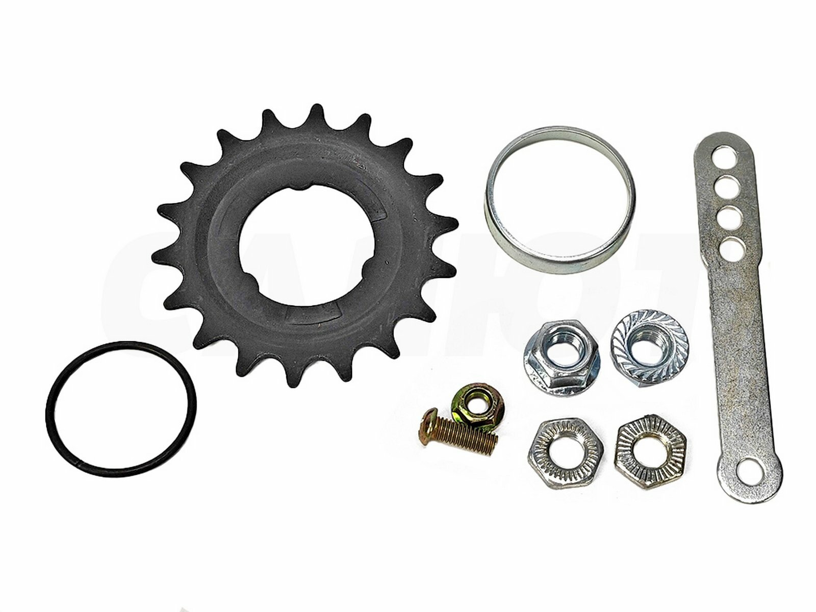 Звезда 18 зубьев, с гайками 100315