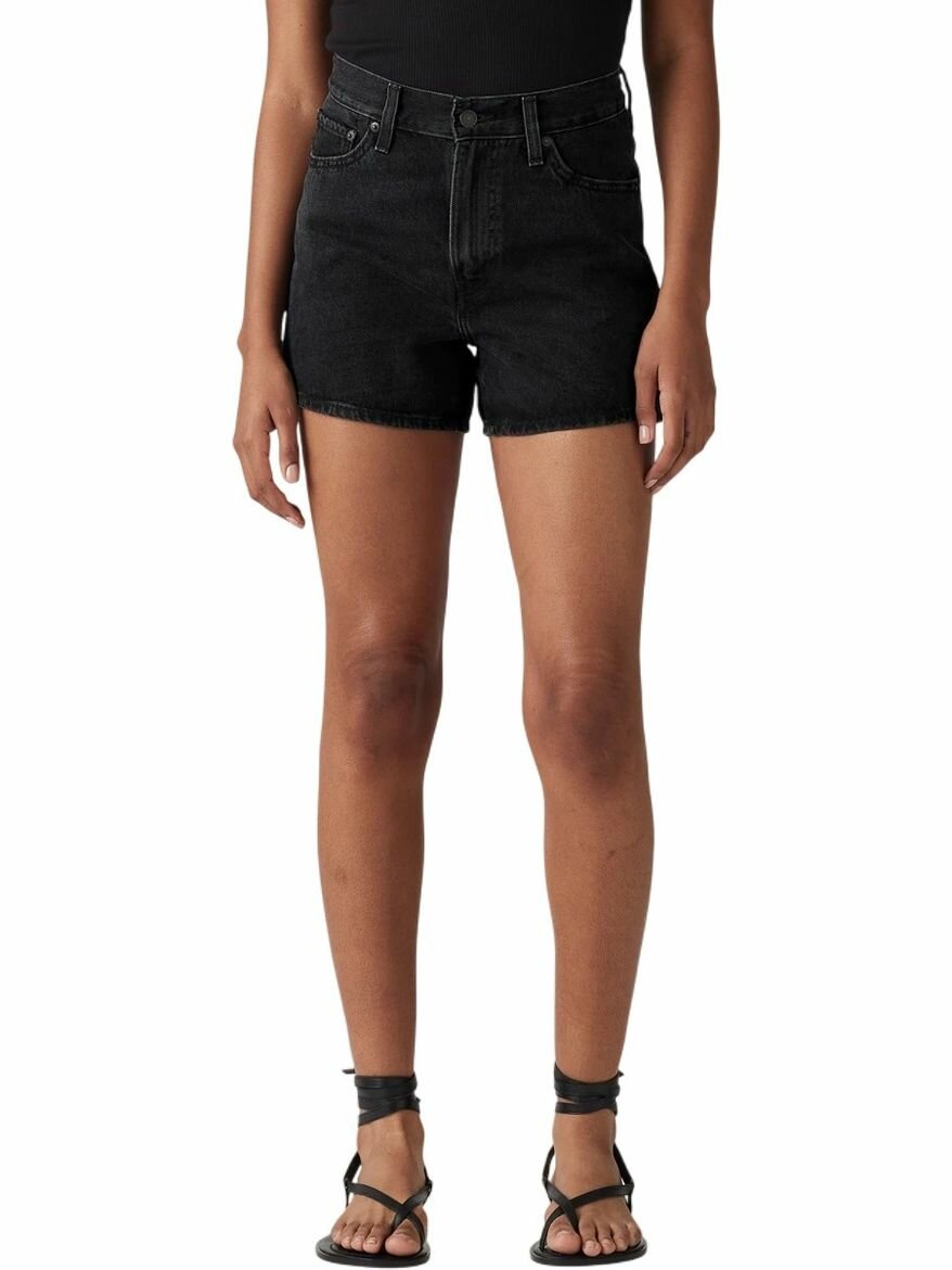 Шорты Levi's Women 80s Mom Shorts, размер 29, черный
