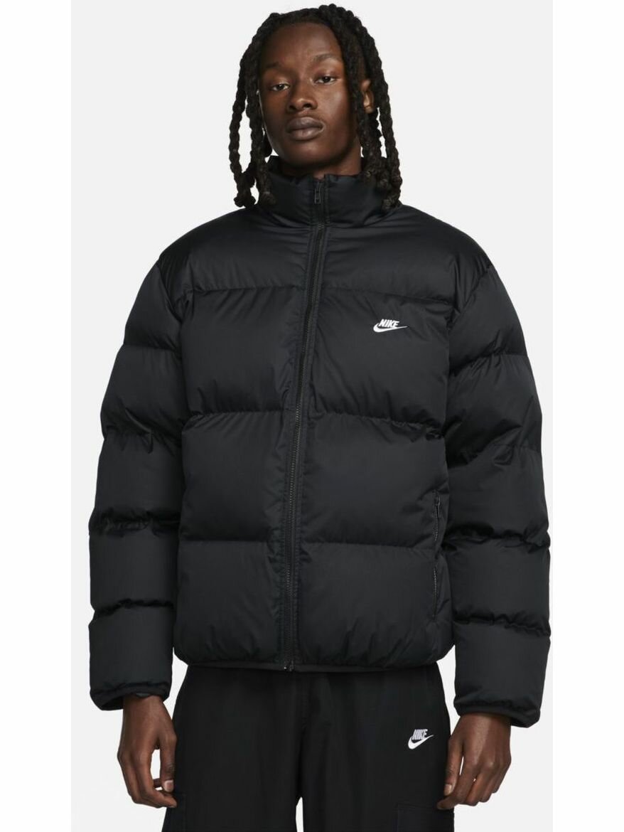 Пуховик NIKE M NK CLUB PUFFER JKT, размер S, черный