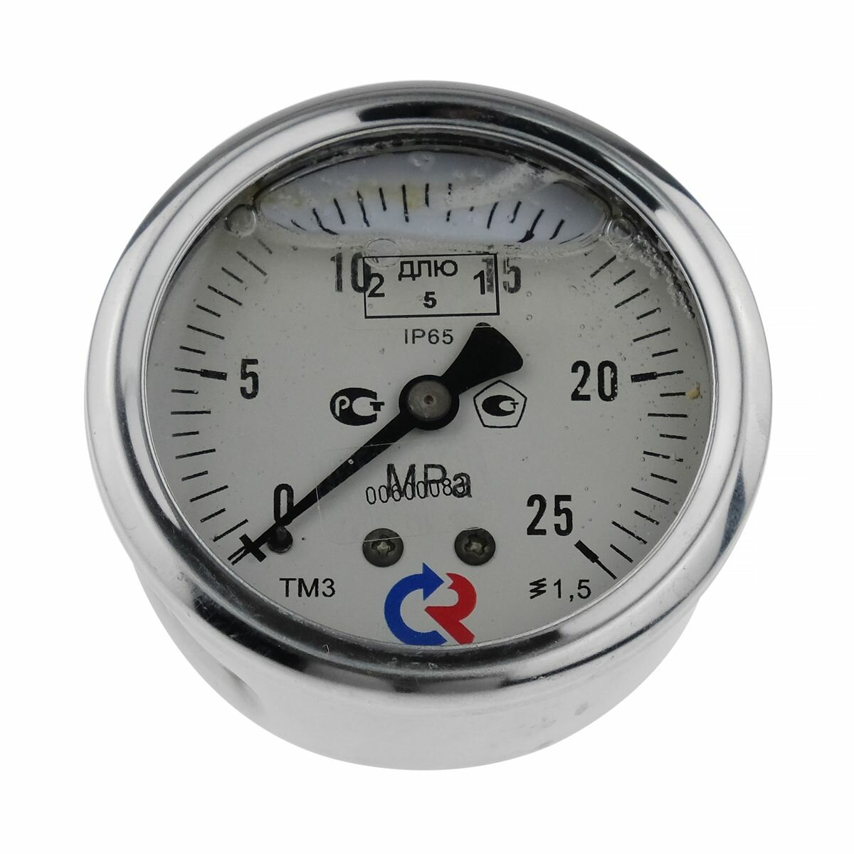 Манометр ТМ-320Т.00 (0.25 МРа) G 1/4 класс точности -1,5 (с глицерином) росма