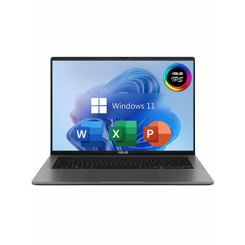 14 Ноутбук ASUS Vivobook S 14 OLED AMD Ryzen 5 7535HS 45 ГГц RAM 16 ГБ LPDDR5X SSD 512 ГБ AMD Radeon 660M Windows 11 Pro Office 2021 Pro Plus Русская раскладка ЕАС 102683₽