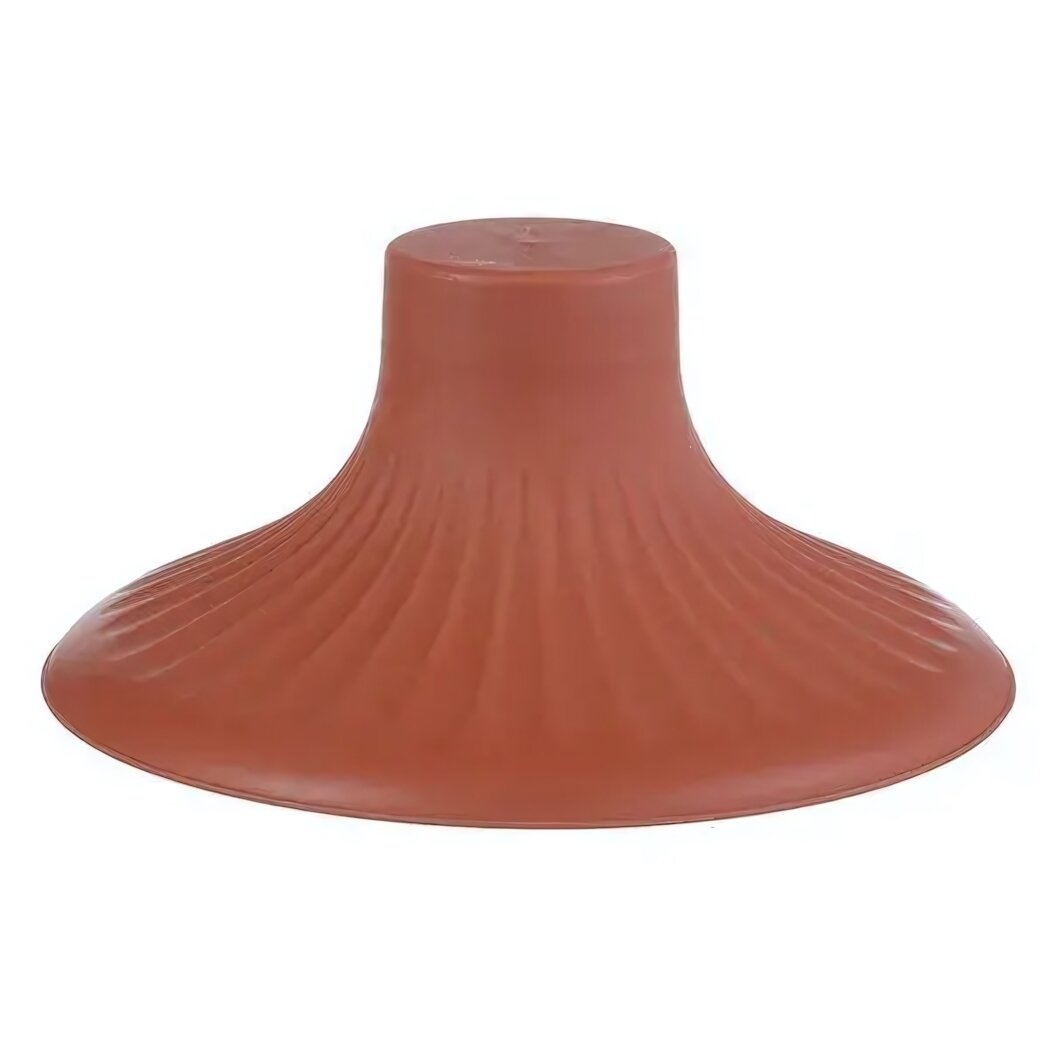 Ножка-вазон "ливия" терракотовый, пластик, 22х22 см, устойчивая подставка для цветочных горшков