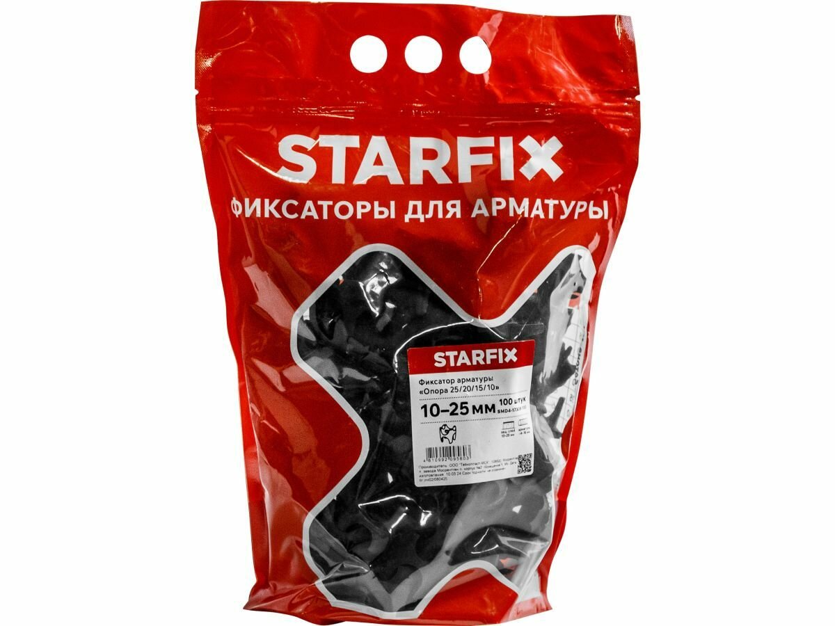 Фиксатор арматуры Опора 25/20/15/10 STARFIX 115 штук (SMD4-17308-115)