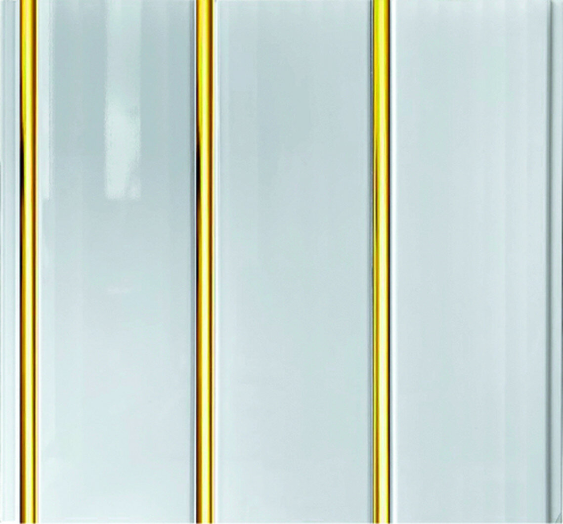 Панель ПВХ Stella Premium Gold Line лак 3-х секционные 3000х250х9