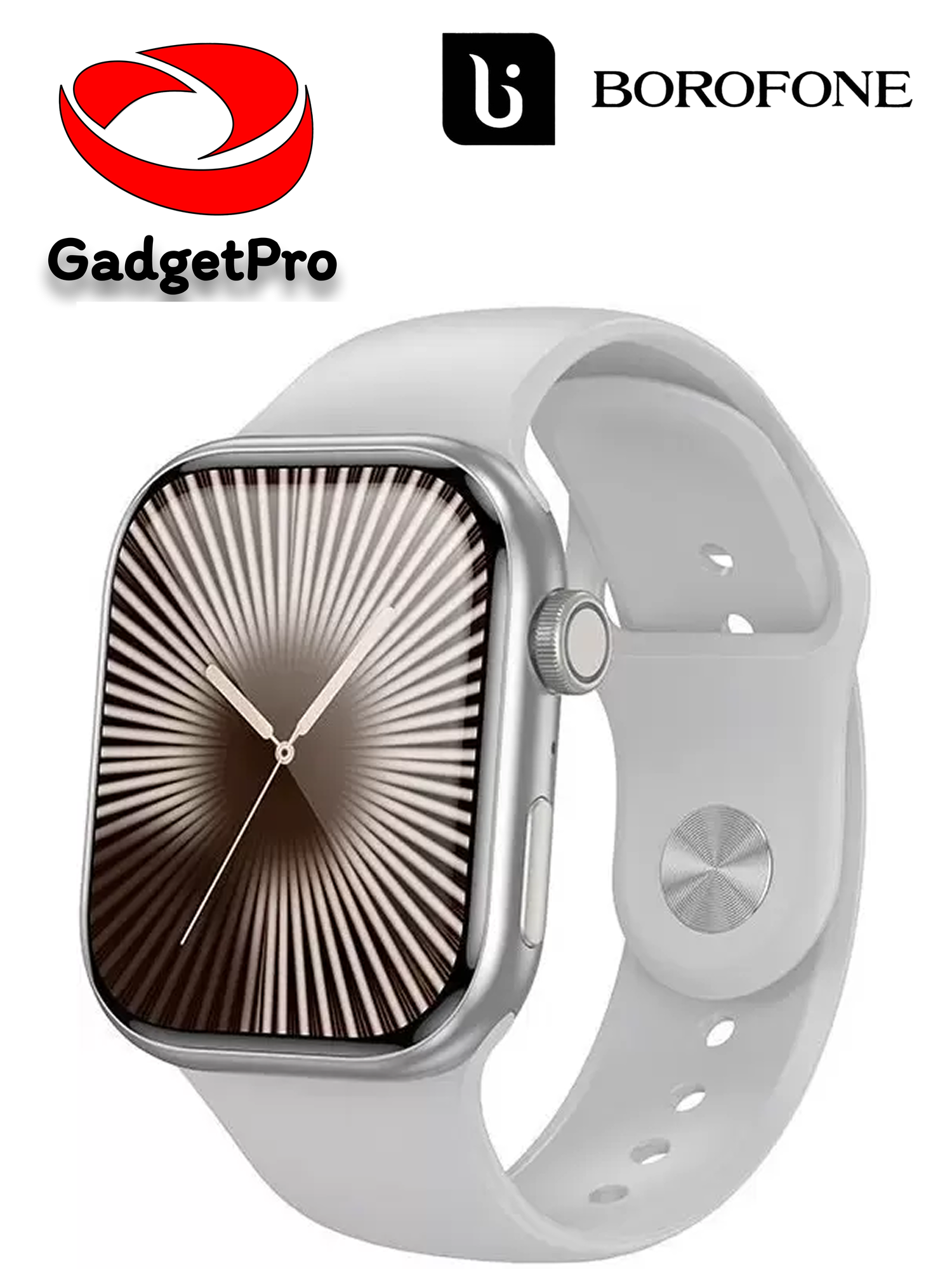 Умные спортивные часы BOROFONE BD14, 2.01″, Bluetooth 5.3, звонки, IP54, аккумулятор 200 мАч, черные