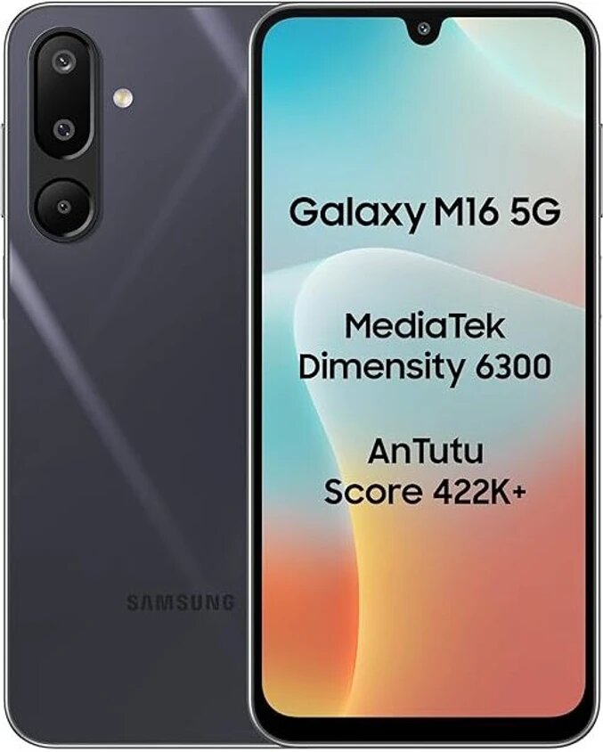 Смартфон Samsung Galaxy M16, экран Super AMOLED 50 МПа, 4/128 Гб, камера 50Мп — фото 1