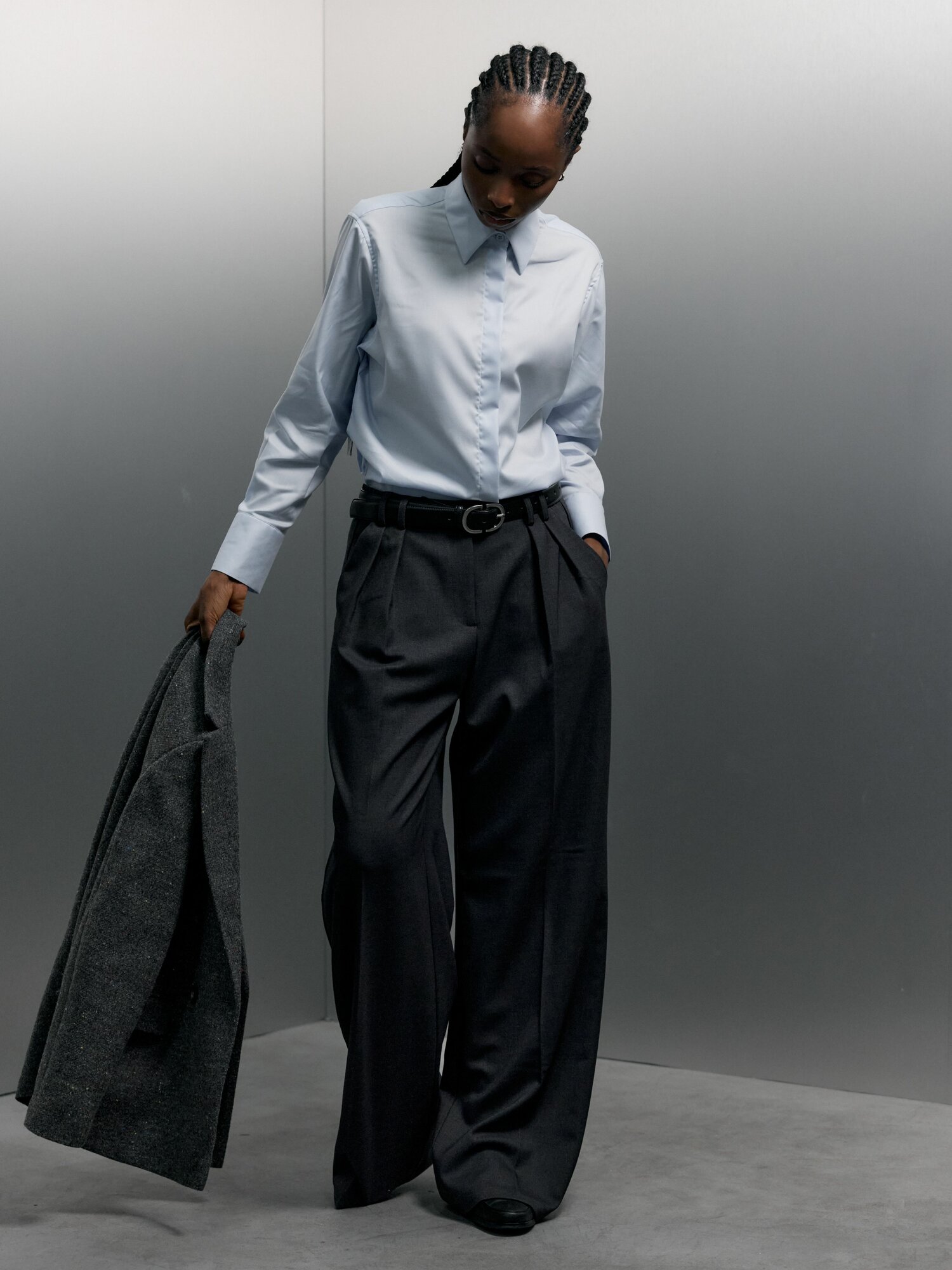 Брюки палаццо TO BE ONE Осень-зима 2025, размер 50