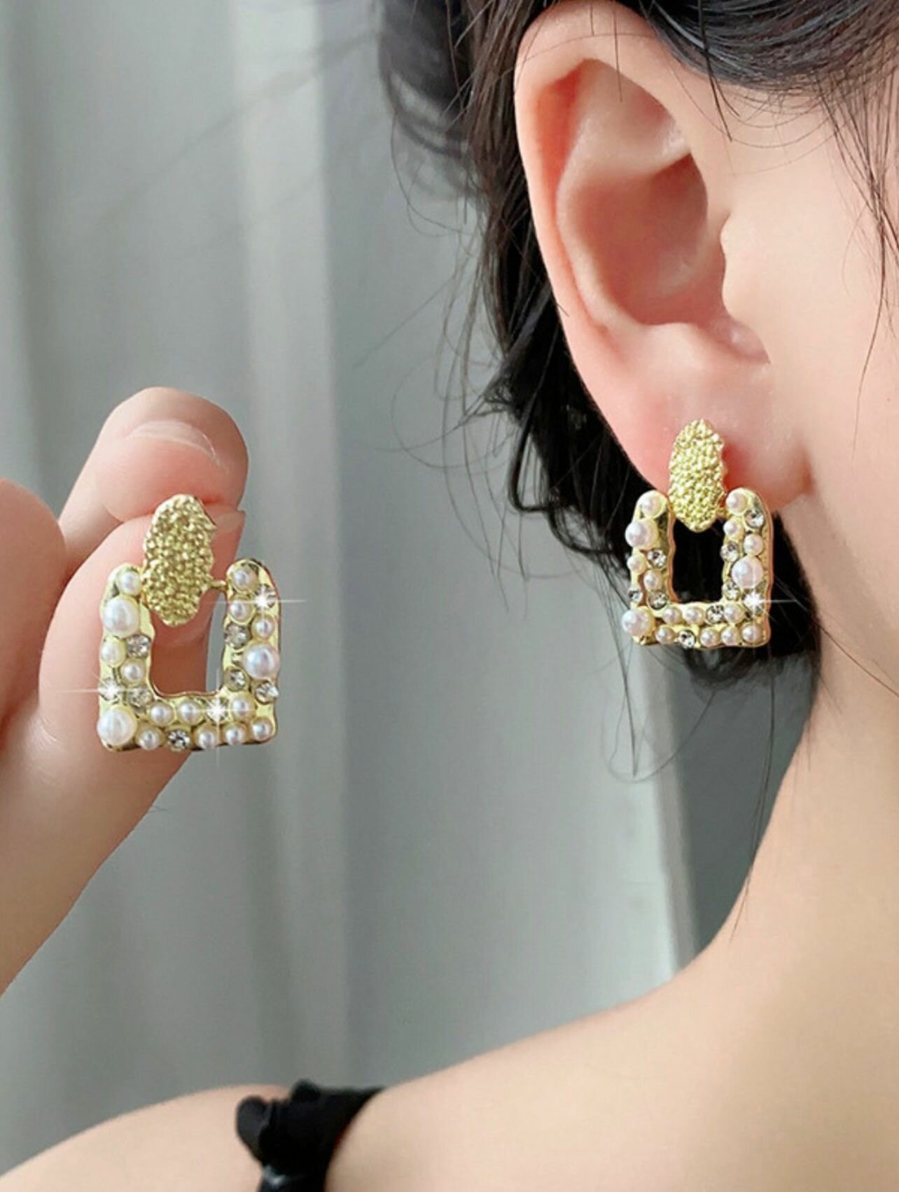 Серьги, золотой