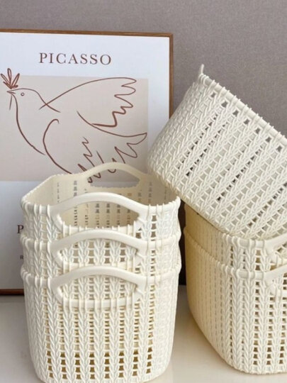 Органайзер-корзина для мелочей, универсальный с ручками, корзинички — фото 1