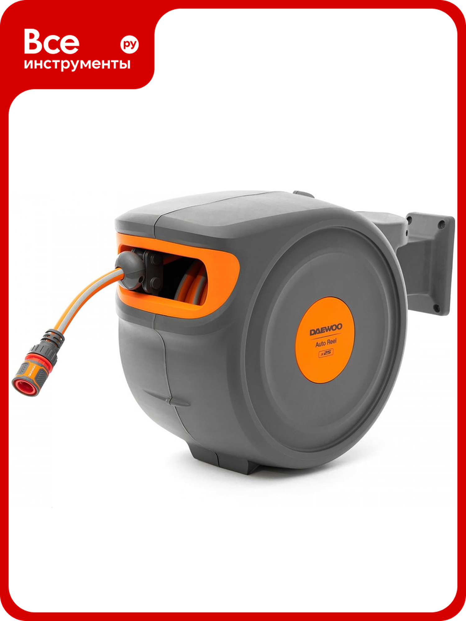 Катушка автоматическая со шлангом DAEWOO auto reel x25 DWR 3025