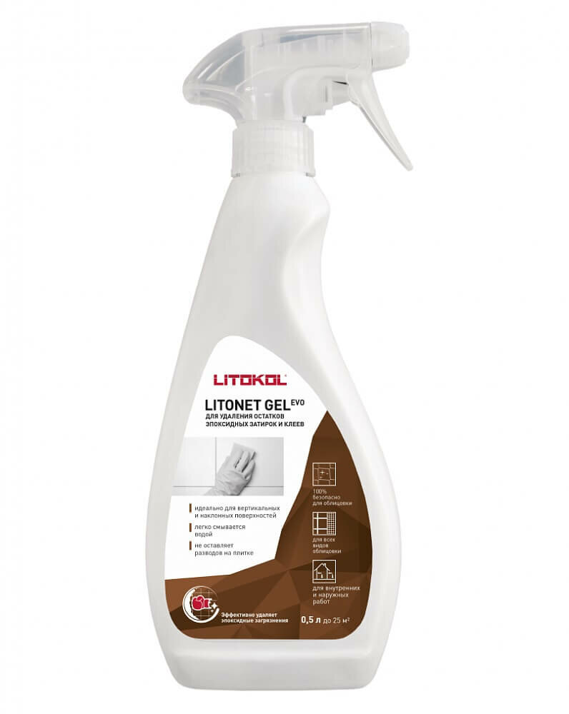 Средство жидкое чистящее Litokol Litonet Gel Evo (05кг)