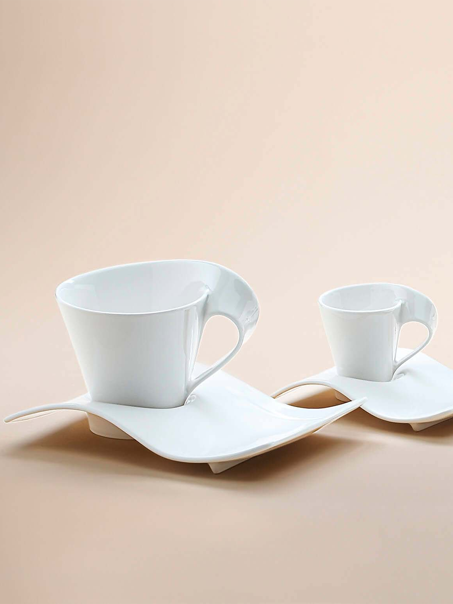 Изображение Блюдце фарфоровое 22*17см, NewWave, Villeroy & Boch, Премиум-Фарфор