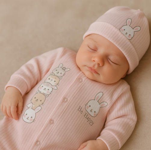 Комплект одежды , размер 0-3, серый — фото 1