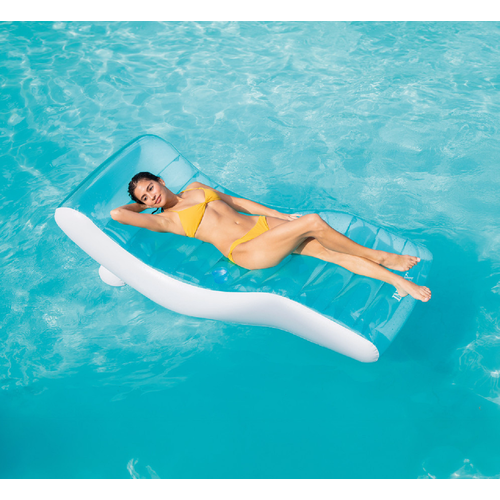 56874 Кресло - шезлонг для плавания Intex plash lounge 99 х 191 см.