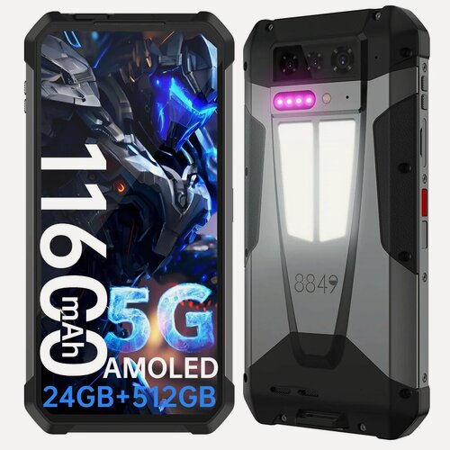 Изображение товара Защищенный смартфон Unihertz 8849 Tank 4 12/512Gb Global Black (Черный)