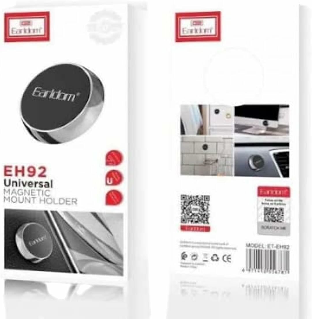 Магнитный держатель Earldom для телефона в авто, компактный, надежный, 360° вращение — фото 1