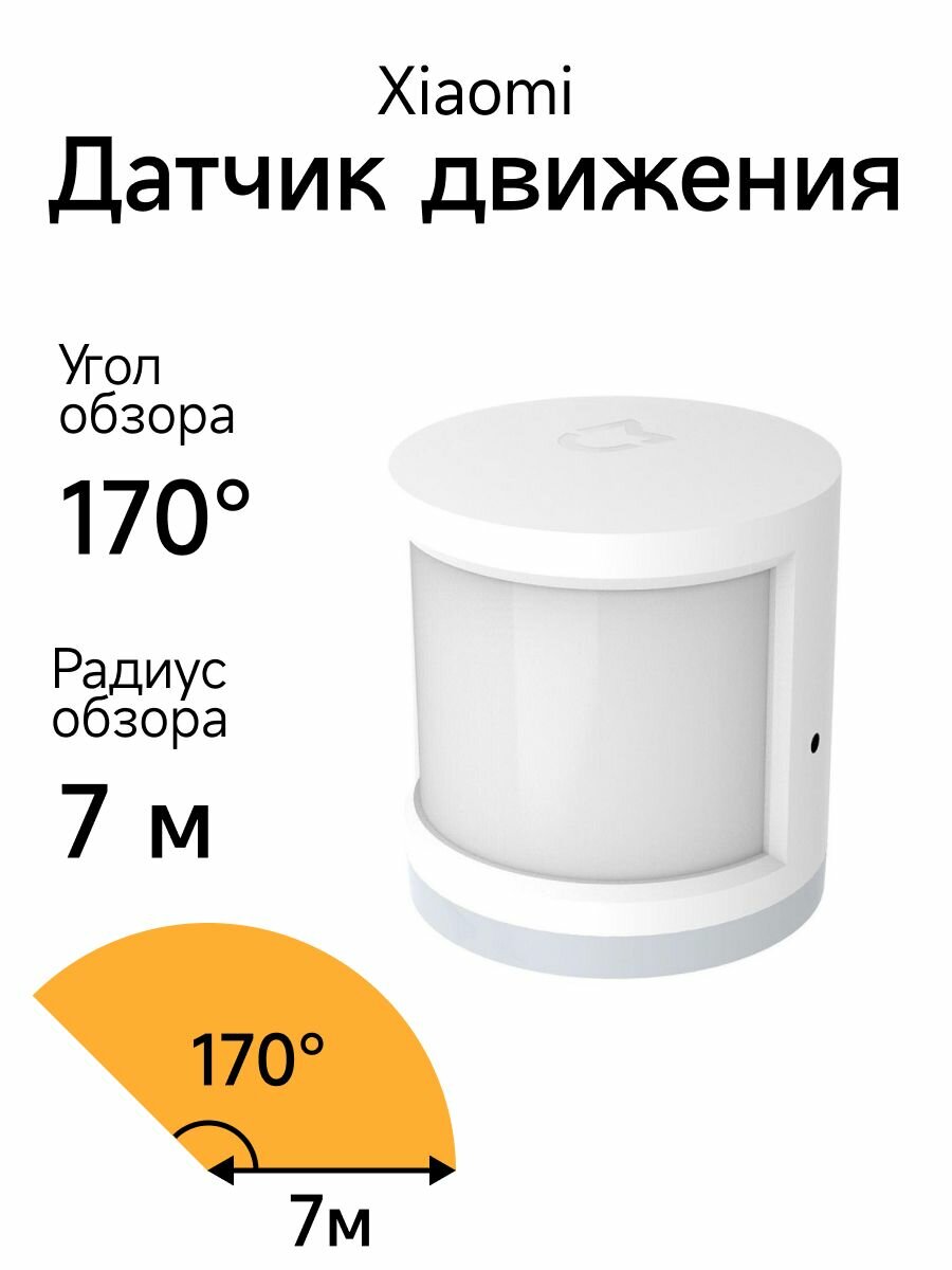 Датчик движения Xiaomi Mi YTC4041GL, ZigBee, беспроводное соединение
