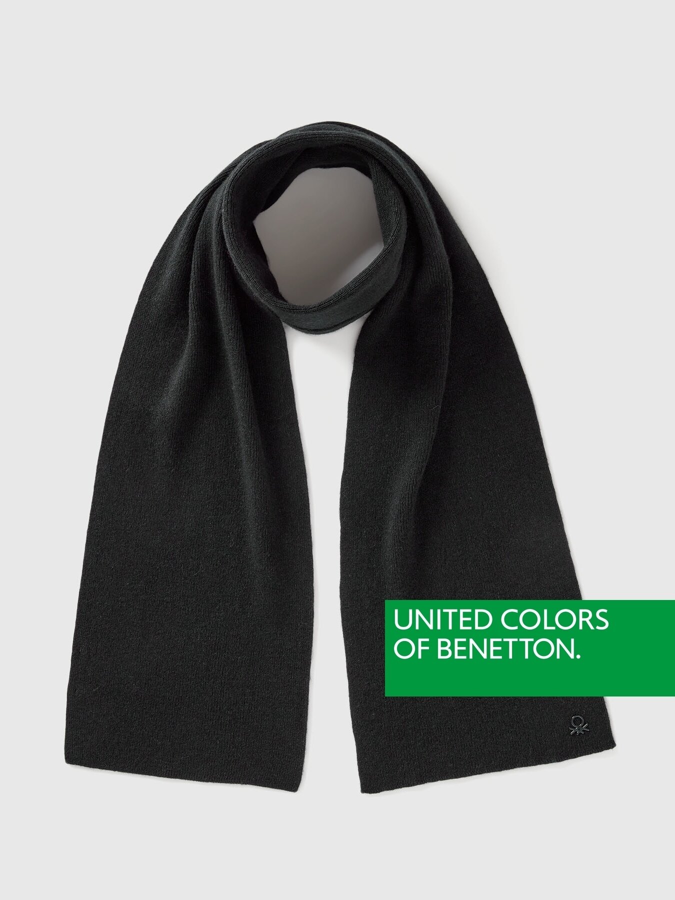 Шарф UNITED COLORS OF BENETTON для девочек, M, черный